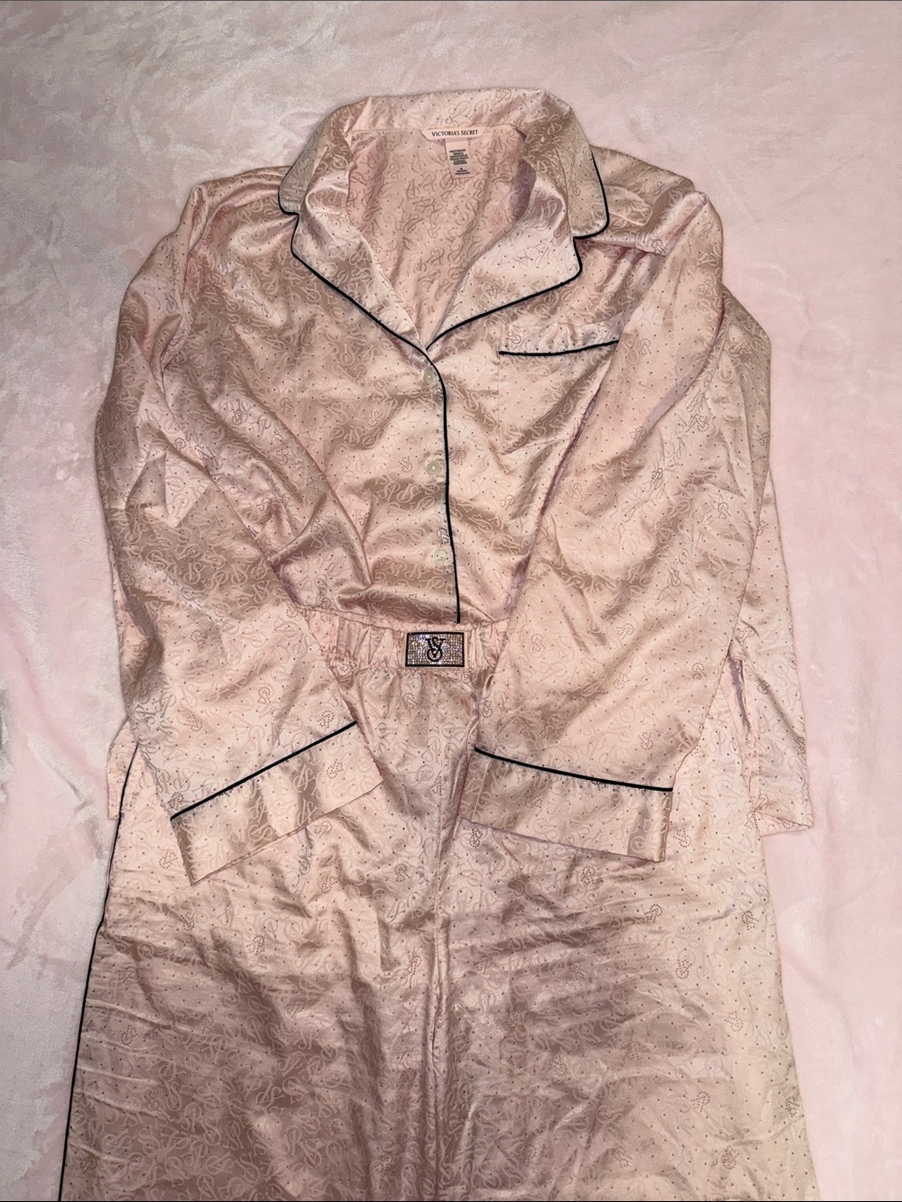 VS sparkly pink pajamas SET